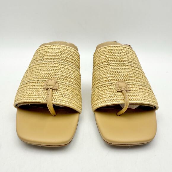 Franco Sarto Womens Loran Sandals US 6.5 M EU 36.5 Natural Beige Slip On NIB - Picture 6 of 12